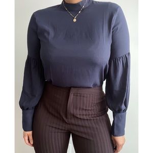 Banana Republic Navy Blouse